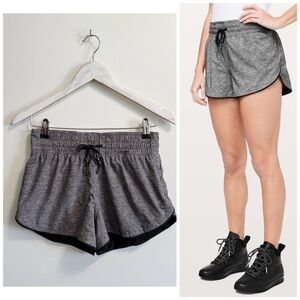 LULULEMON Choose A Side Short *3" Heather Lux Multi Black Gray 4 Women’s